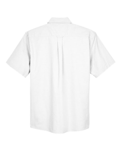 Harriton Men's Oxford Short Sleeve with Stain-Release - Image 9