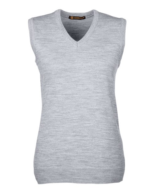 Harriton Women's Pilbloc™ V-Neck Sweater Vest - Image 4