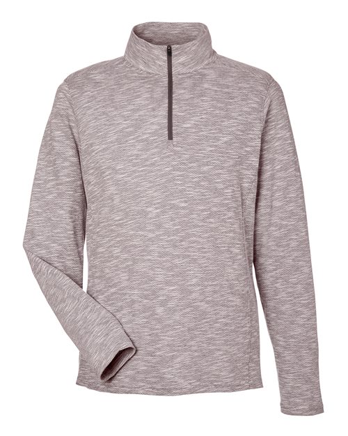 North End Men's Eclipse Jacquard Quarter-Zip Pullover - Image 3