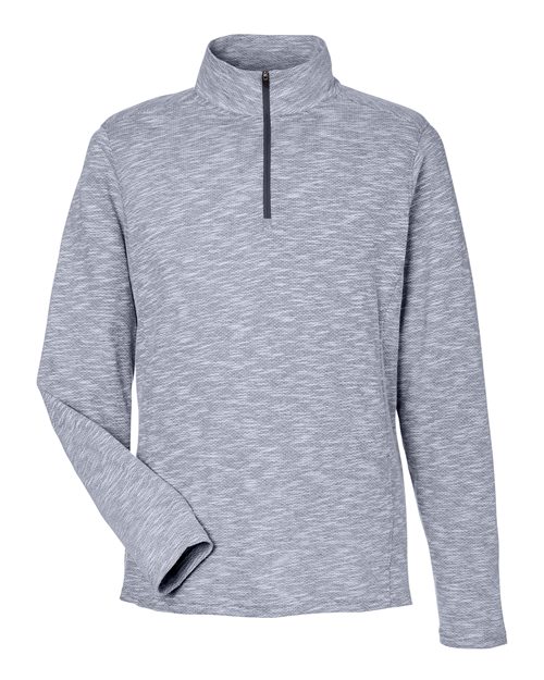 North End Men's Eclipse Jacquard Quarter-Zip Pullover - Image 4