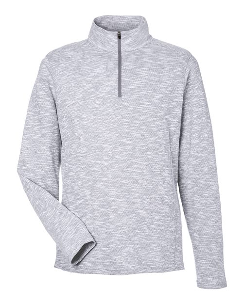 North End Men's Eclipse Jacquard Quarter-Zip Pullover - Image 5