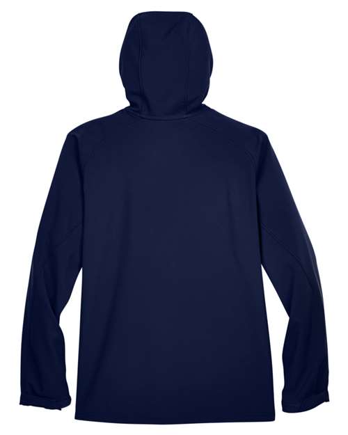 North End Men's Prospect Two-Layer Fleece Bonded Soft Shell Hooded Jacket - Image 5