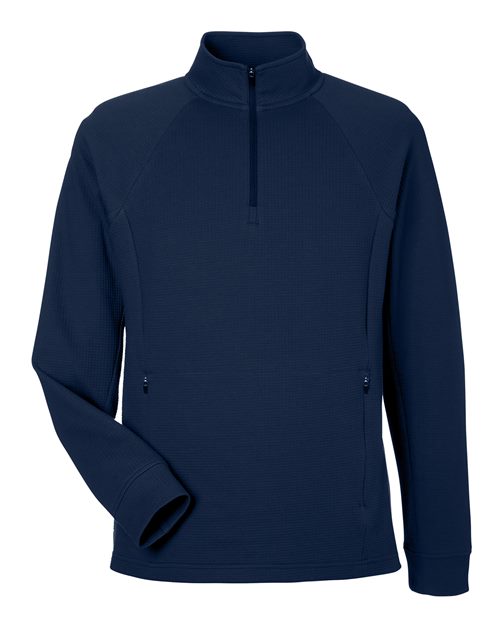 North End Men's Rhythm Waffle Quarter-Zip Pullover - Image 4