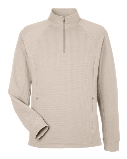 North End Men's Rhythm Waffle Quarter-Zip Pullover - Image 5