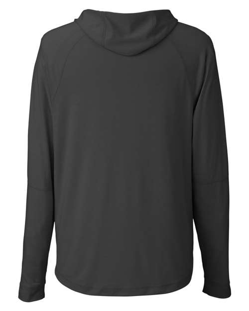 North End Unisex JAQ Stretch Performance Hooded Long Sleeve T-Shirt - Image 6