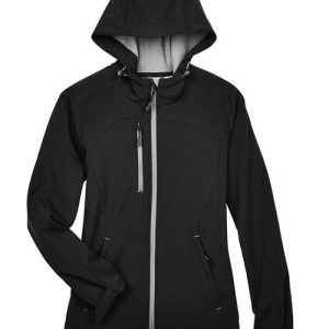 Alternative view of North End Women's Prospect Two-Layer Fleece Bonded Soft Shell Hooded Jacket