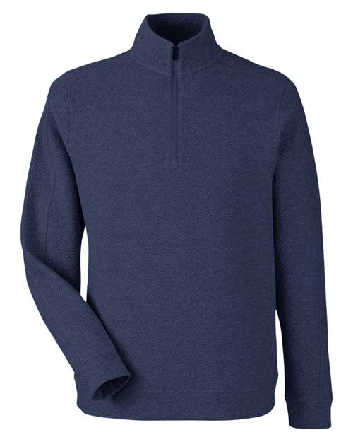 North End Men's Spirit Textured Quarter-Zip Pullover - Image 3