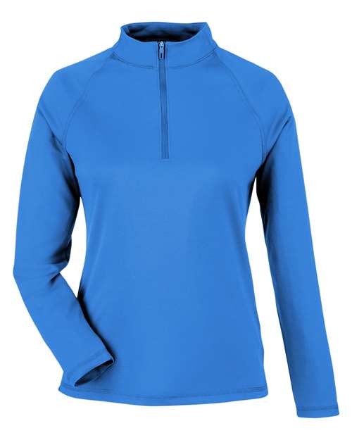 North End Women's Express Tech Performance Pique Quarter-Zip Pullover - Image 2