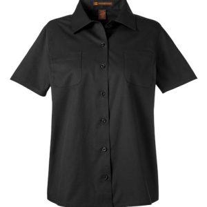 Alternative view of Harriton Women's Advantage IL Short Sleeve Dress Shirt