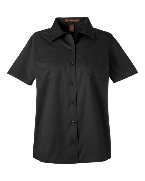 Harriton Women's Advantage IL Short Sleeve Dress Shirt - Image 2