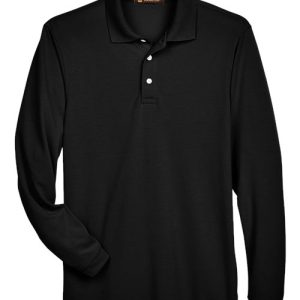 Alternative view of Harriton Men's Easy Blend™ Long Sleeve Polo