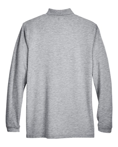 Harriton Men's Easy Blend™ Long Sleeve Polo - Image 6