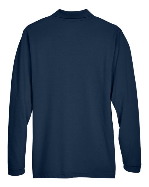 Harriton Men's Easy Blend™ Long Sleeve Polo - Image 7