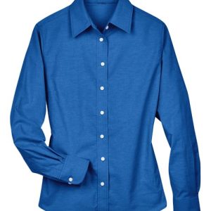 Alternative view of Harriton Women's Long Sleeve Oxford Dress Shirt