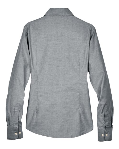 Harriton Women's Long Sleeve Oxford Dress Shirt - Image 8