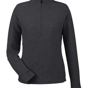 Alternative view of North End Women's Spirit Textured Quarter-Zip Pullover