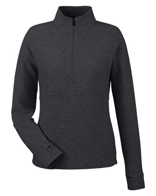 North End Women's Spirit Textured Quarter-Zip Pullover - Image 2