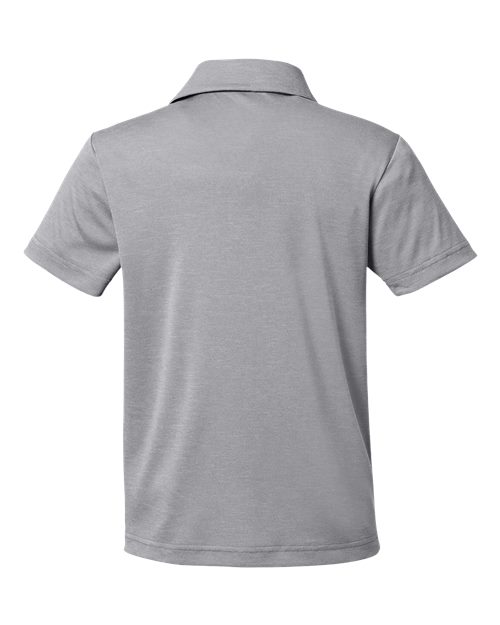 Team 365 Youth Zone Sonic Heather Performance Polo - Image 7