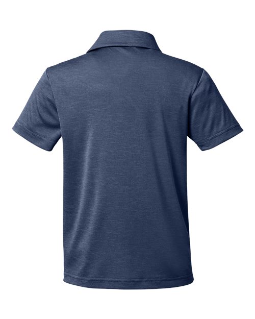 Team 365 Youth Zone Sonic Heather Performance Polo - Image 10
