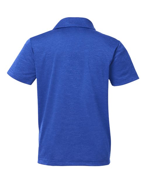 Team 365 Youth Zone Sonic Heather Performance Polo - Image 11
