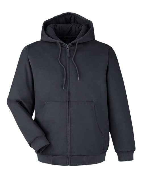Harriton Unisex Tall ClimaBloc® Heavyweight Hooded Full-Zip Jacket - Image 3