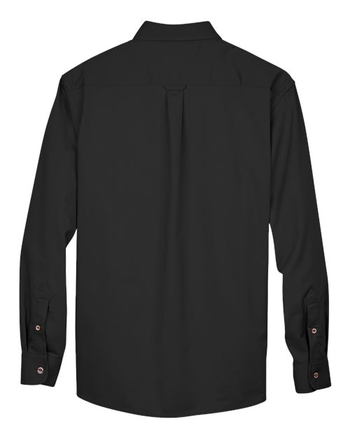 Harriton Men's Tall Easy Blend™ Twill Dress Shirt - Image 6
