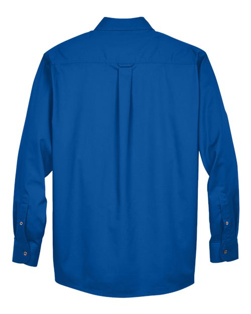 Harriton Men's Tall Easy Blend™ Twill Dress Shirt - Image 7