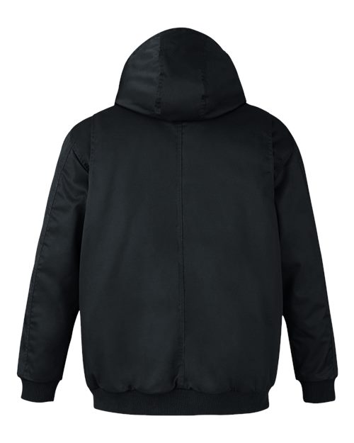 Harriton Unisex ClimaBloc® Heavyweight Hooded Full-Zip Jacket - Image 7