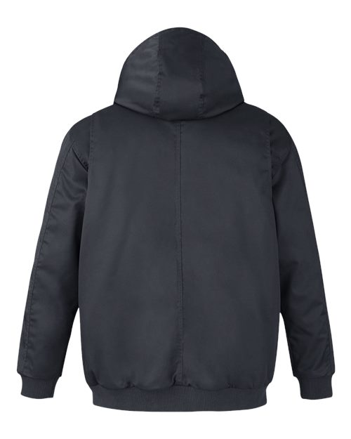 Harriton Unisex ClimaBloc® Heavyweight Hooded Full-Zip Jacket - Image 8