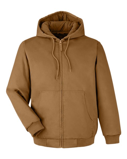 Harriton Unisex ClimaBloc® Heavyweight Hooded Full-Zip Jacket - Image 6