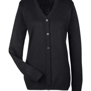 Alternative view of Harriton Women's Pilbloc V-Neck Button Cardigan Sweater