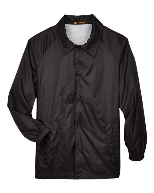 Harriton Unisex Nylon Staff Jacket - Image 2