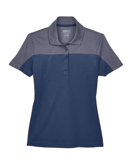 CORE365 Women's Balance Colorblock Performance Piqué Polo - Image 3