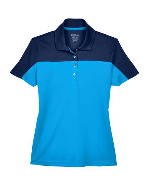CORE365 Women's Balance Colorblock Performance Piqué Polo - Image 5