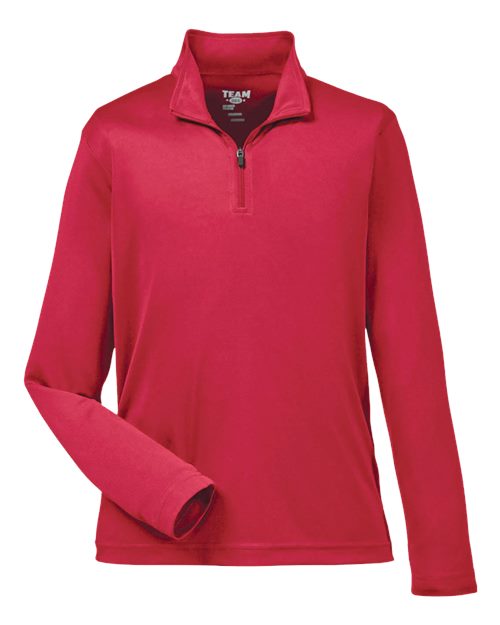 Team 365 Youth Zone Performance Quarter-Zip Pullover - Image 6