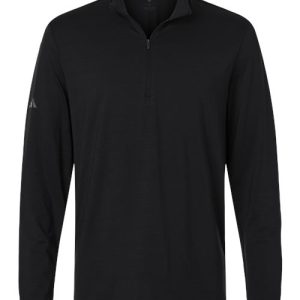Alternative view of Adidas Men's Textured Stripe Quarter-Zip Pullover