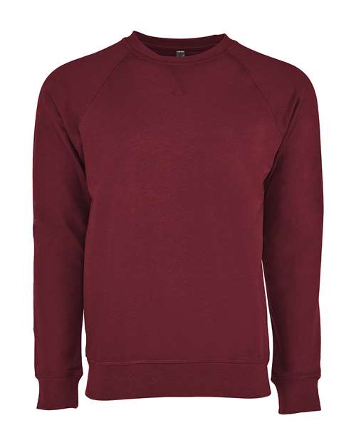 Next Level Unisex Laguna Raglan Crewneck Sweatshirt - Image 3