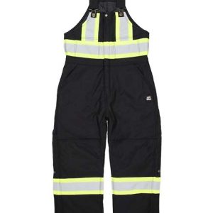 Alternative view of Berne Apparel Safety Striped Arctic Insulated Bib Overall
