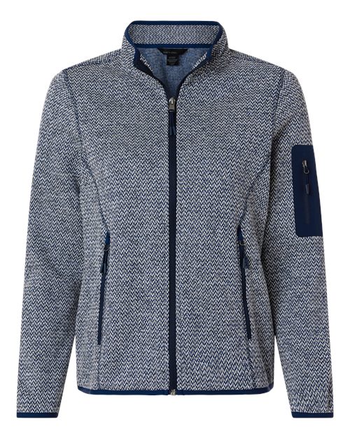 North End Women's Jasper Full-Zip Fleece Jacket - Image 3