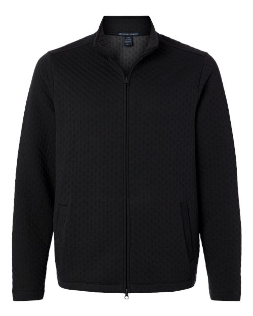 Devon & Jones Men's Berkeley Textured Full-Zip Jacket - Image 2