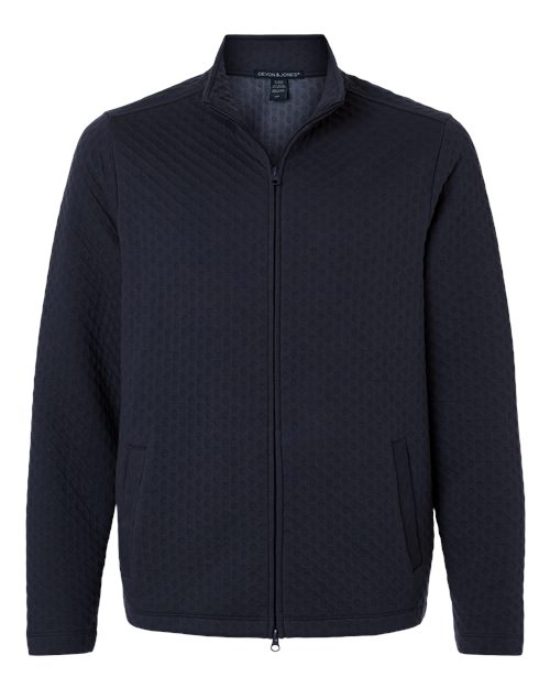 Devon & Jones Men's Berkeley Textured Full-Zip Jacket - Image 4