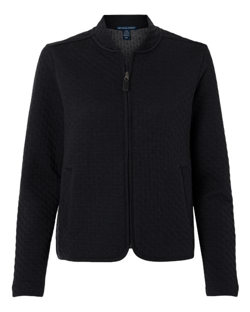 Devon & Jones Women's Berkeley Textured Full-Zip Jacket - Image 2