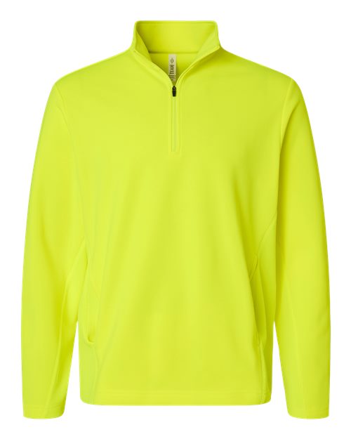 Team 365 Unisex Squad Cadet Quarter-Zip Tech Fleece Pullover - Image 3