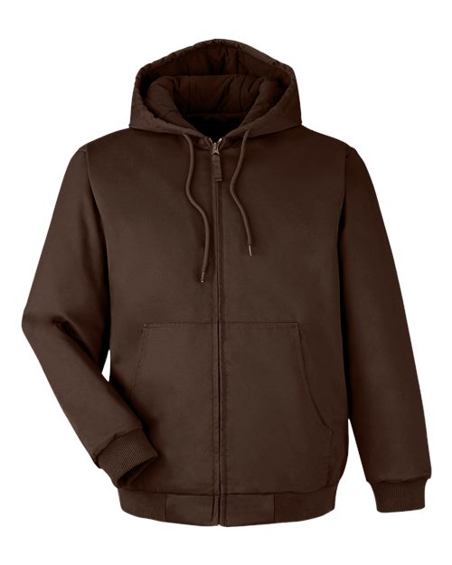 Harriton Unisex ClimaBloc® Heavyweight Hooded Full-Zip Jacket - Image 4