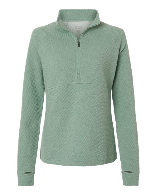 North End Women's Spirit Textured Quarter-Zip Pullover - Image 6