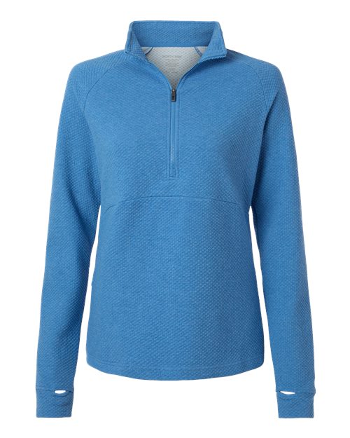 North End Women's Spirit Textured Quarter-Zip Pullover - Image 4