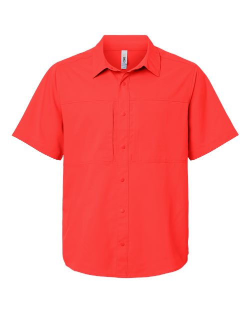 CORE365 Men's UltraUVP Shoreline Short Sleeve Staff Shirt - Image 6