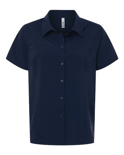 CORE365 Women's UltraUVP Shoreline Short Sleeve Staff Shirt - Image 3