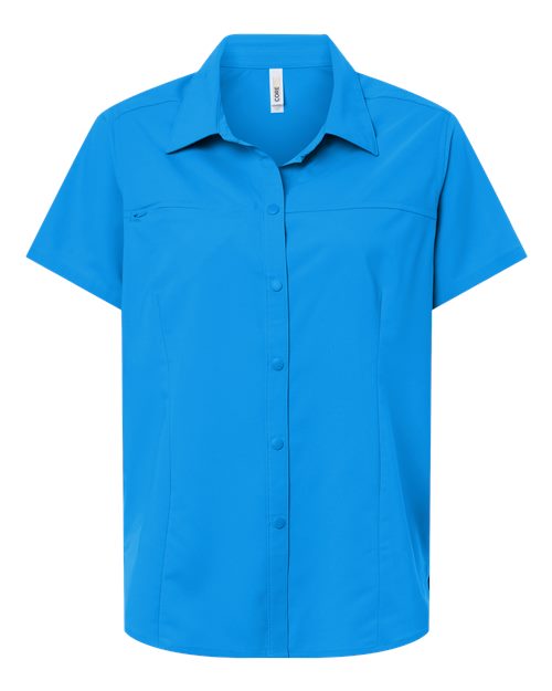 CORE365 Women's UltraUVP Shoreline Short Sleeve Staff Shirt - Image 5