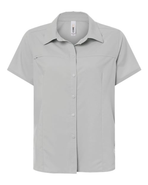 CORE365 Women's UltraUVP Shoreline Short Sleeve Staff Shirt - Image 7